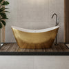 Freestanding bathtub SIENA - Gold Effect sanitary acrylic