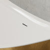 Freestanding bathtub SIENA - Gold Effect sanitary acrylic