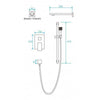 Shower panel for built-in bathroom XX1520C