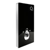 In-wall system for wall-wc - black