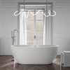 Freestanding Bathtub ROMA PLUS 2.0 Acrylic Matte White