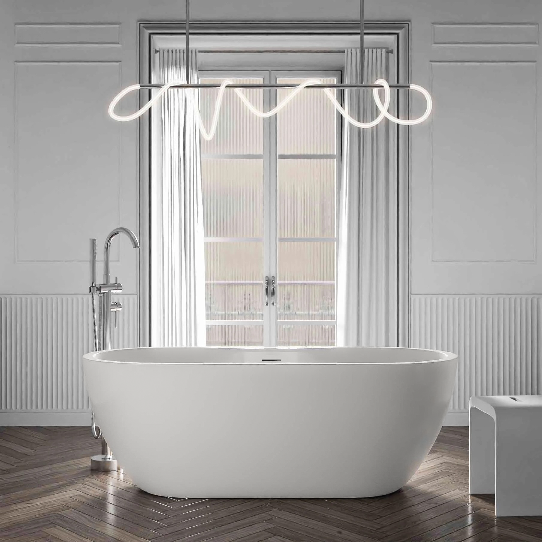 Freestanding bath ROMA PLUS 2.0 acrylic