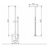 Design shower system thermostat 8821C Basic