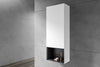 Cabinet ARCTIC 480 White Softtouch - door hinge left- shelf below