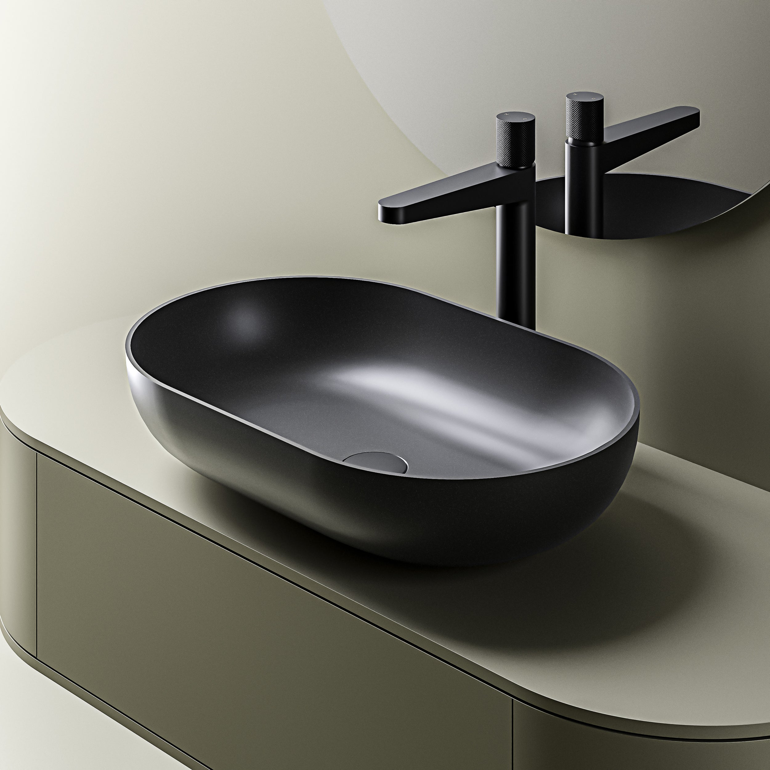 Countertop washbasin O-540