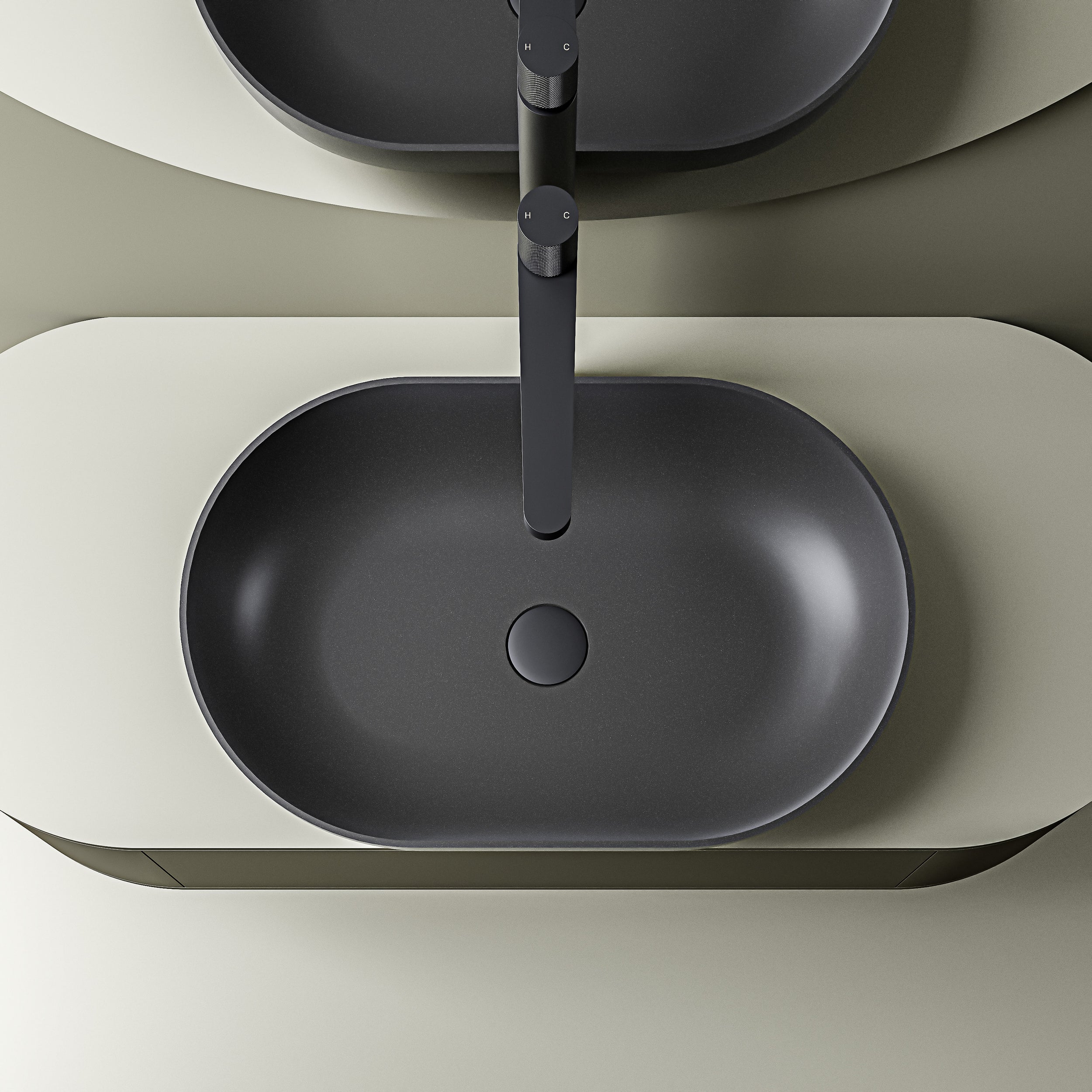 Countertop washbasin O-540