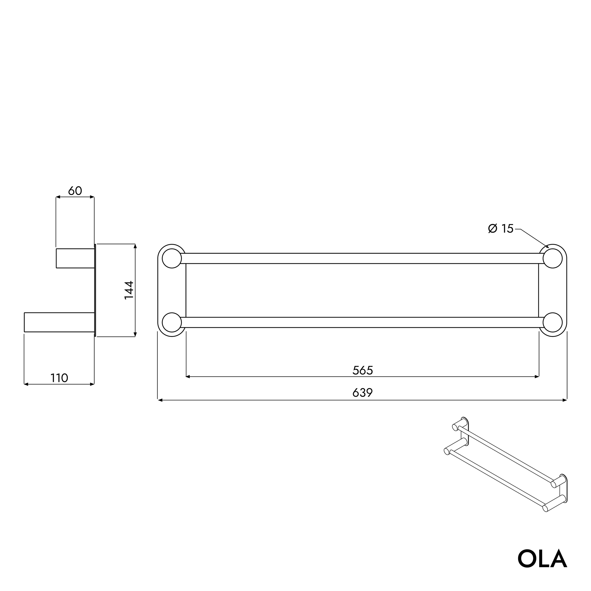 Towel rail OLA