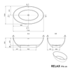 Freestanding bathtub RELAX