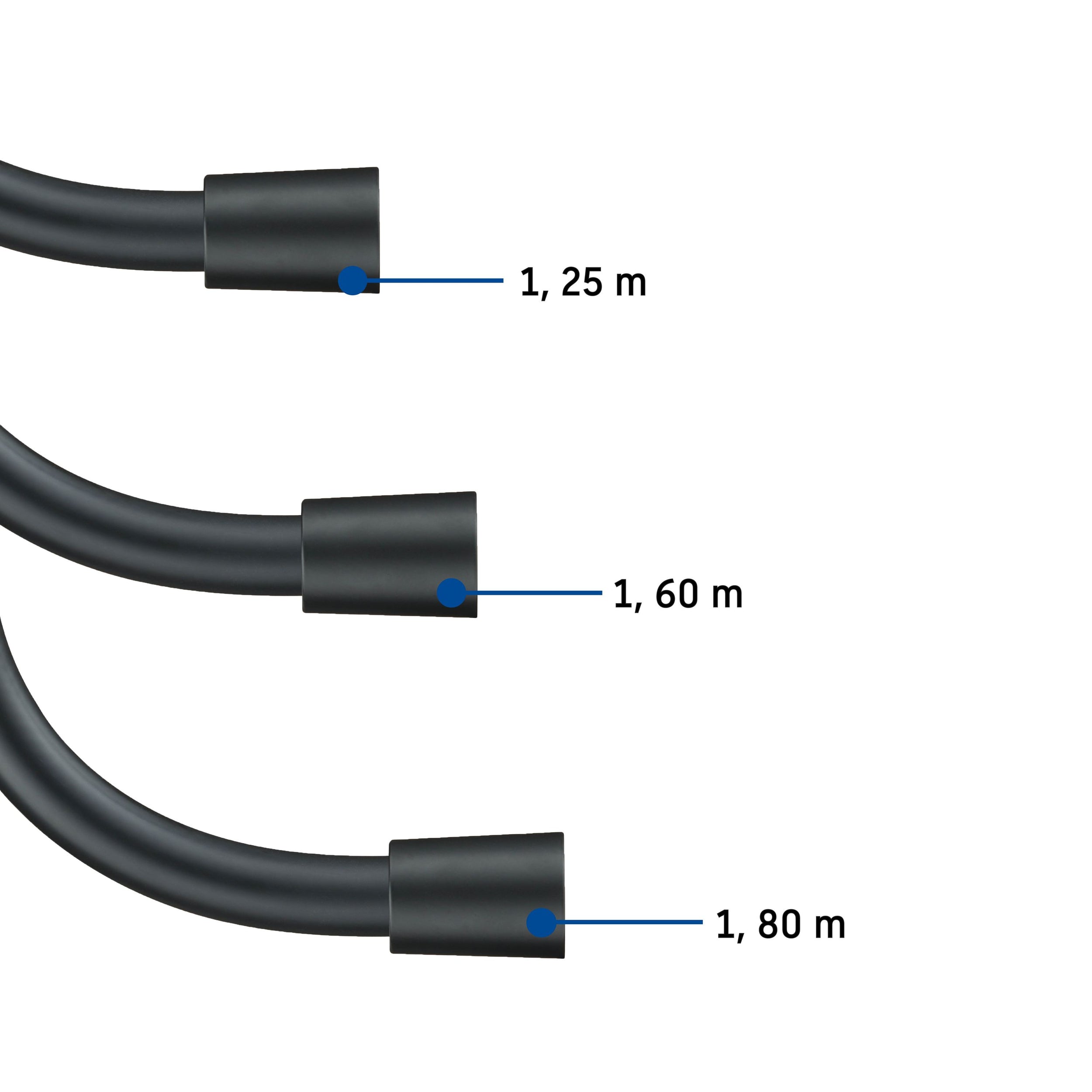 Duravit universal shower hose 1.60 m - color selectable