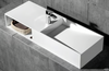 Countertop washbasin Wall-mounted washbasin TWG06 in mineral cast