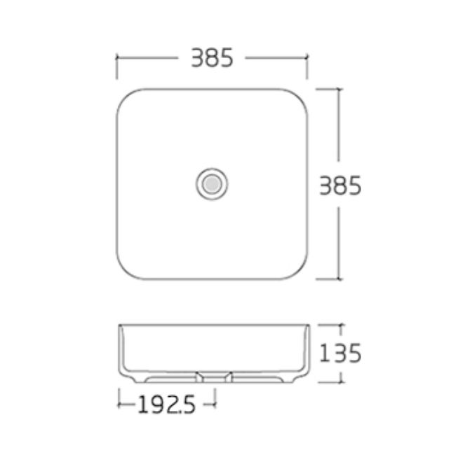 Countertop Basin KW6134