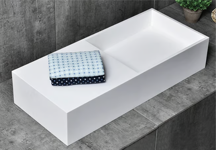 TWG08 wall-mounted washbasin in mineral cast