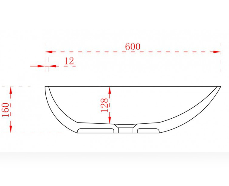 Countertop washbasin TWA65