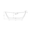 Freestanding bathtub DALIA