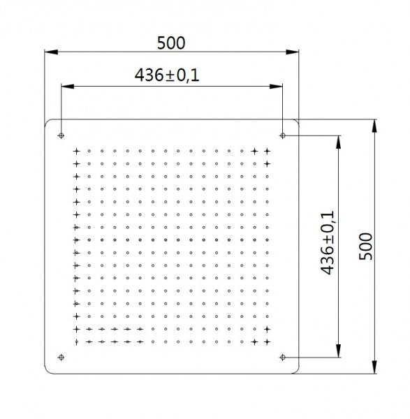 Square Shower Head DPG5005