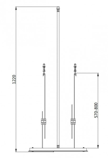 Square Shower Head DPG5005