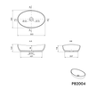 Countertop washbasin PB2004