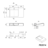 PB2014 wall-mounted washbasin in mineral cast