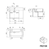 Wall-mounted washbasin PB2158 in mineral cast