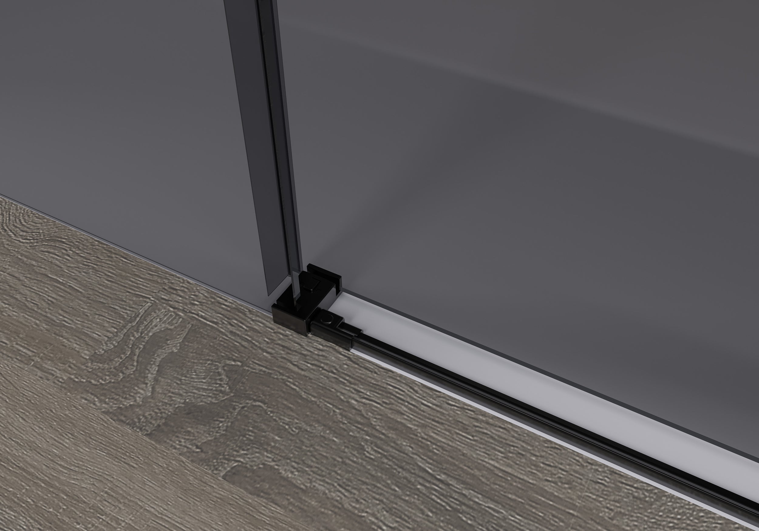 Corner shower with sliding door Soft-Close DX906 FLEX