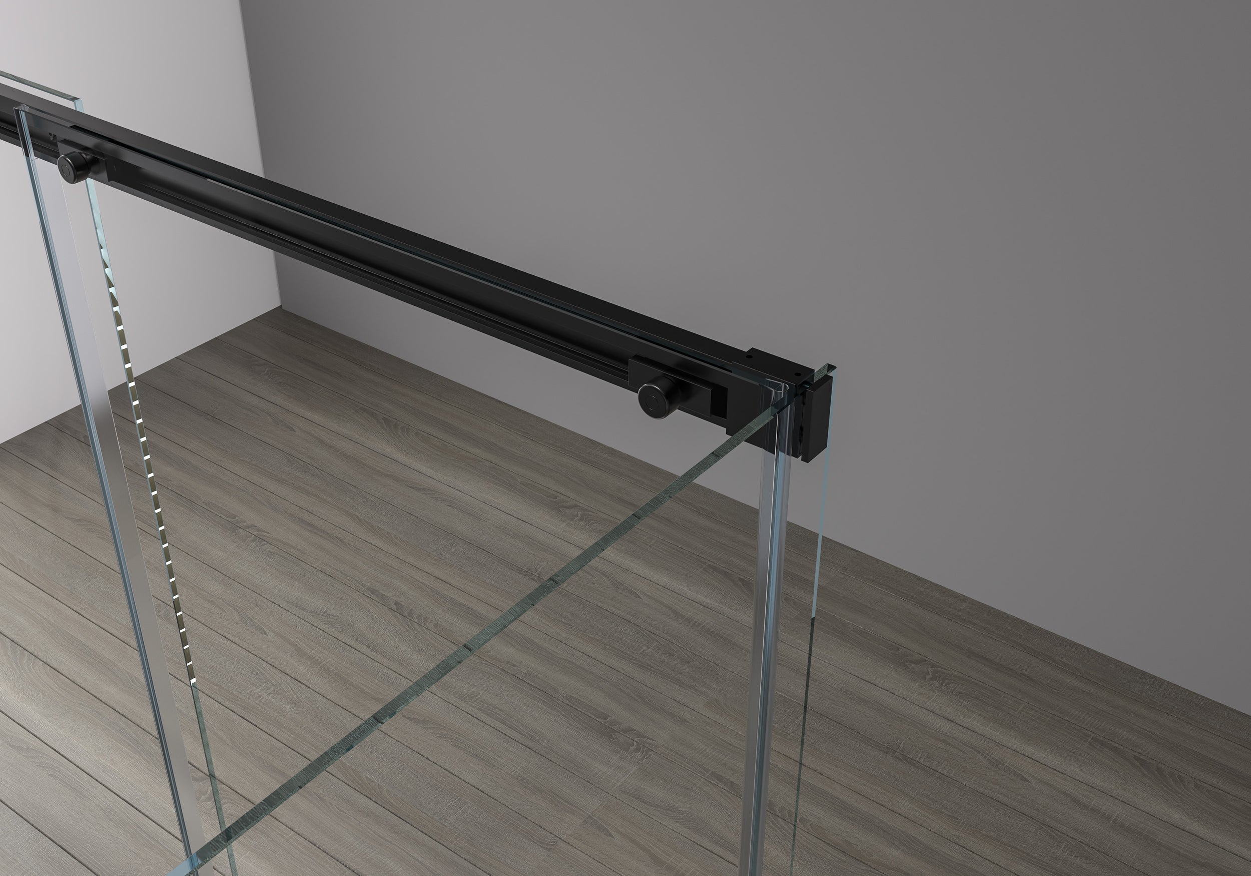Corner shower with sliding door Soft-Close DX906 FLEX