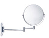 Duravit D-Code vanity mirror, swivel, Ø 20 cm, chrome