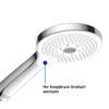 Duravit shower system with thermostat & glass shelf