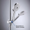 Duravit shower system with thermostat & glass shelf