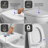 Duravit Univavo universal WC seat with soft-close mechanism, oval