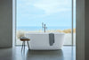 Duravit Soleil freestanding bathtub made of DuroCast Plus (mineral cast), 160x80 cm, white matt