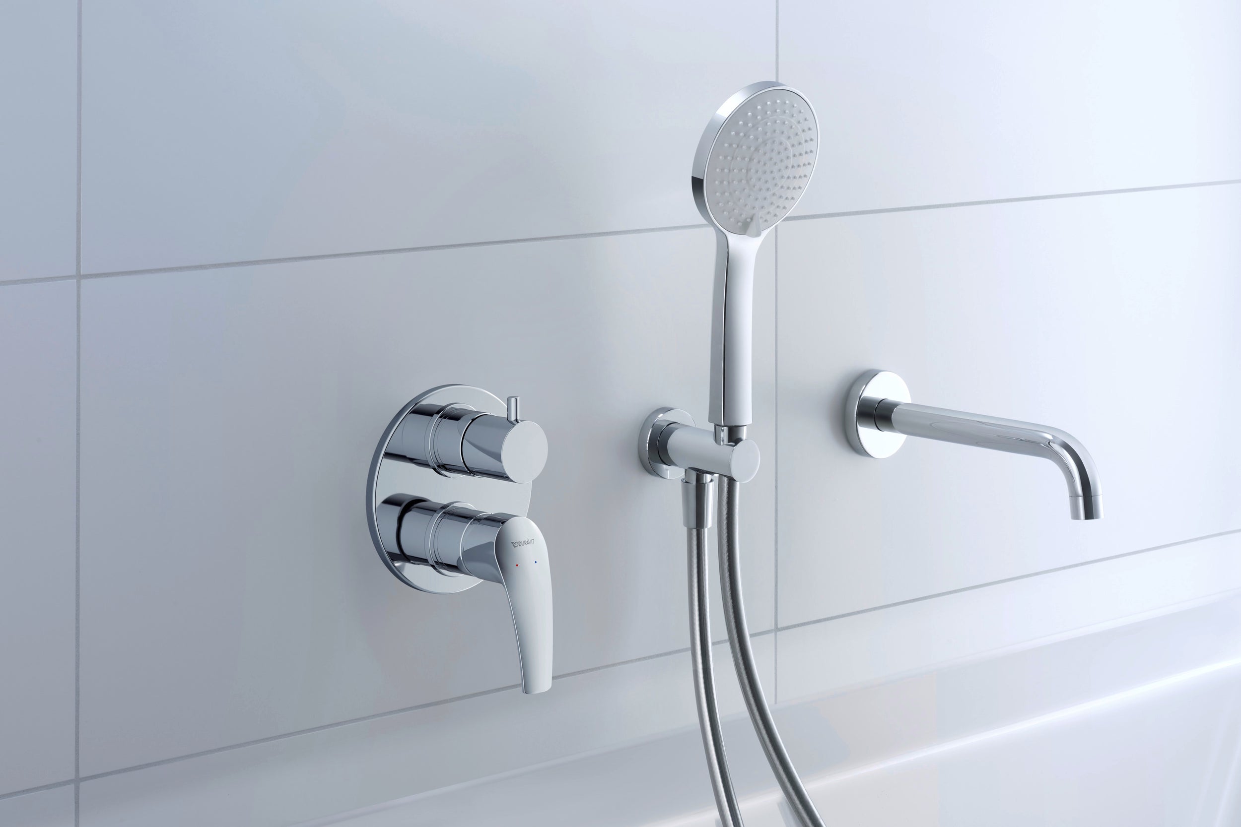 Duravit DuraVelez bath spout, chrome