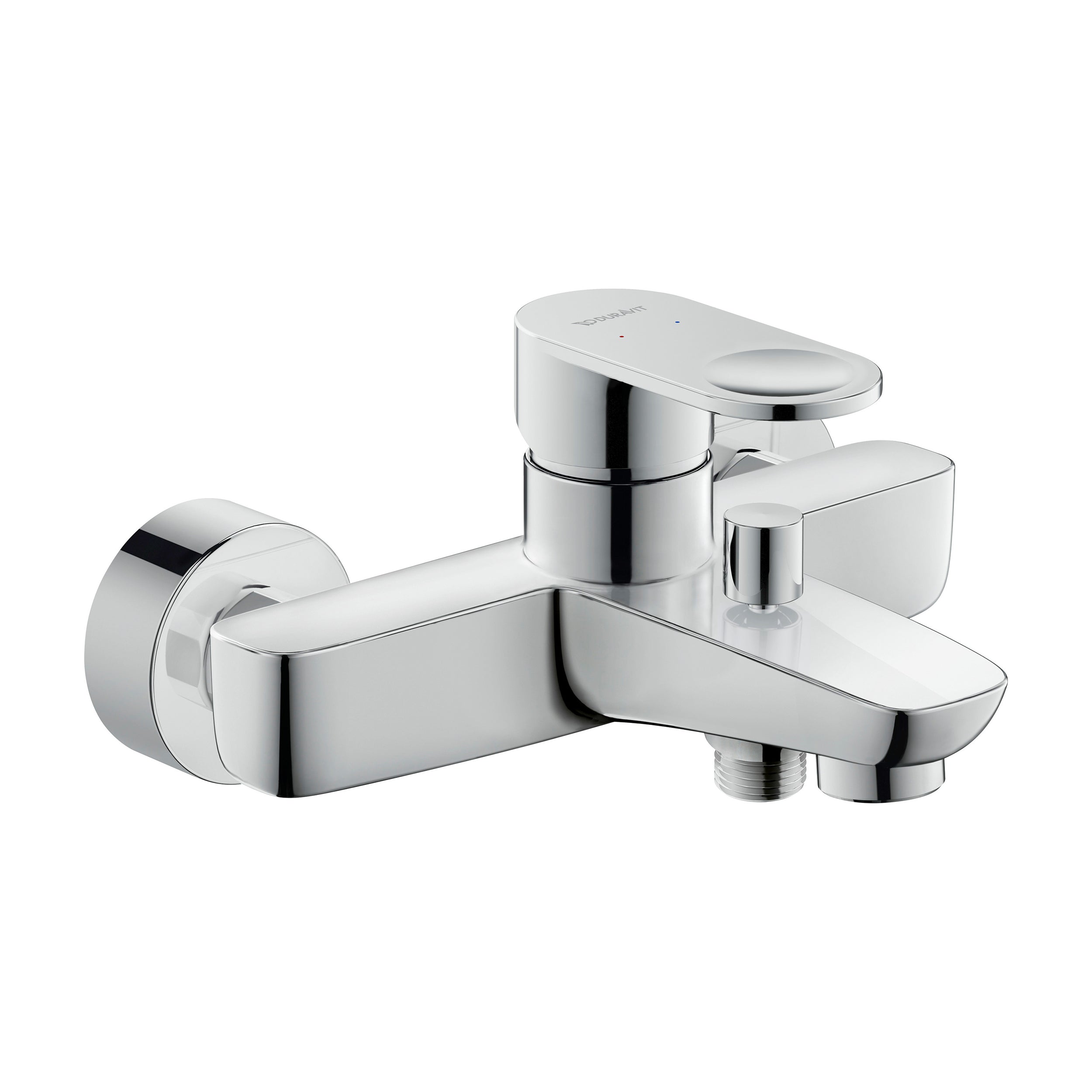 Duravit B.3 bath mixer, surface-mounted, 2 consumers, chrome