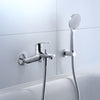 Duravit DuraVelez bath mixer, surface-mounted, 2 consumers, chrome