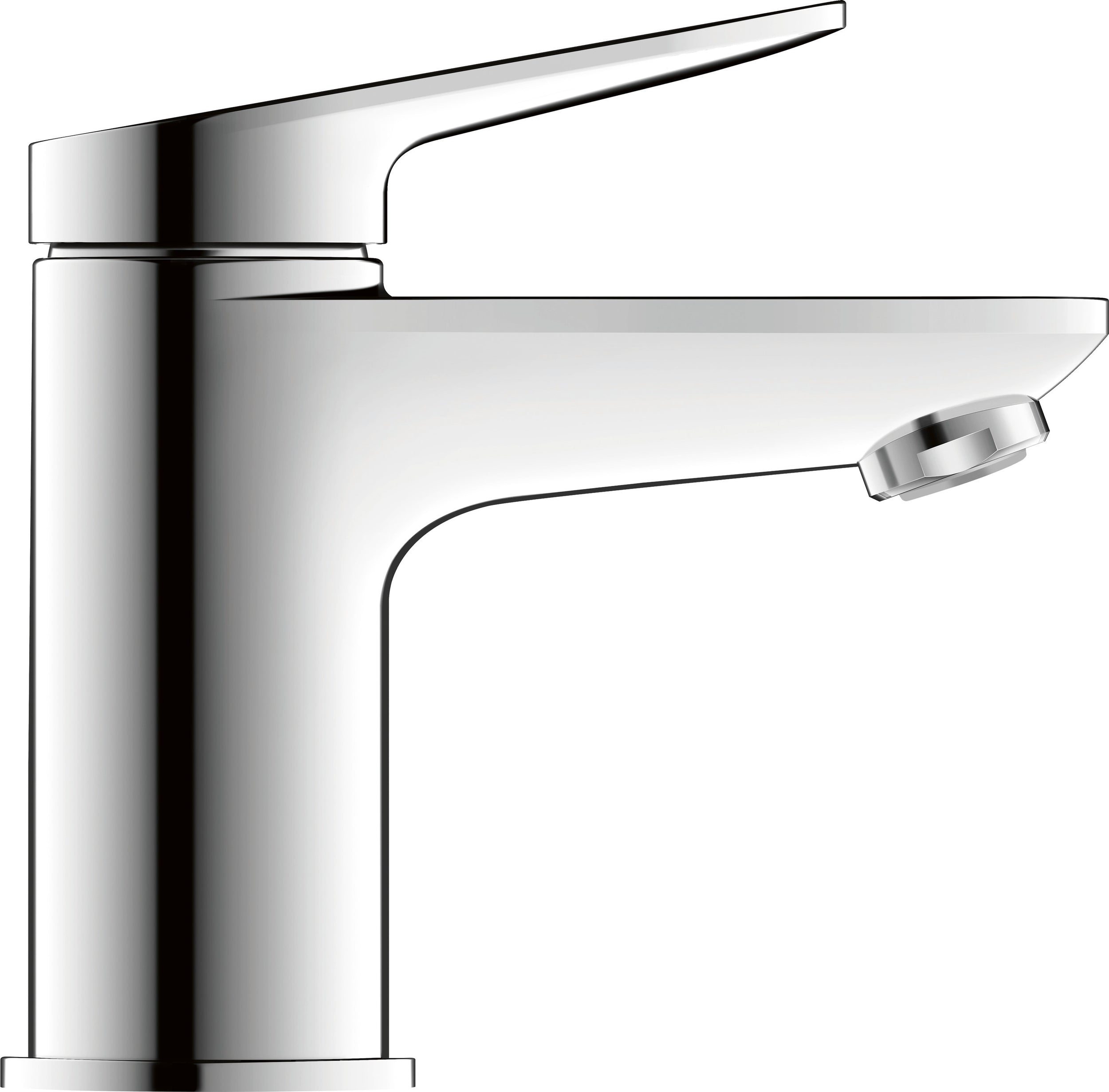 Duravit Wave single-lever basin mixer S with FreshStart function - drain set selectable