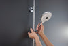 Duravit shower system with thermostat & glass shelf