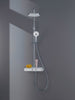 Duravit shower system with thermostat & glass shelf