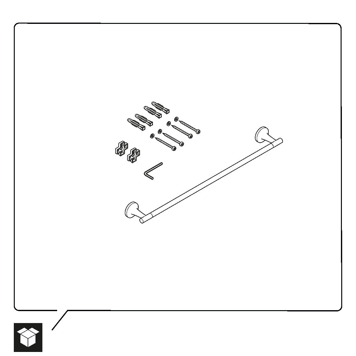 Duravit Starck T towel holder