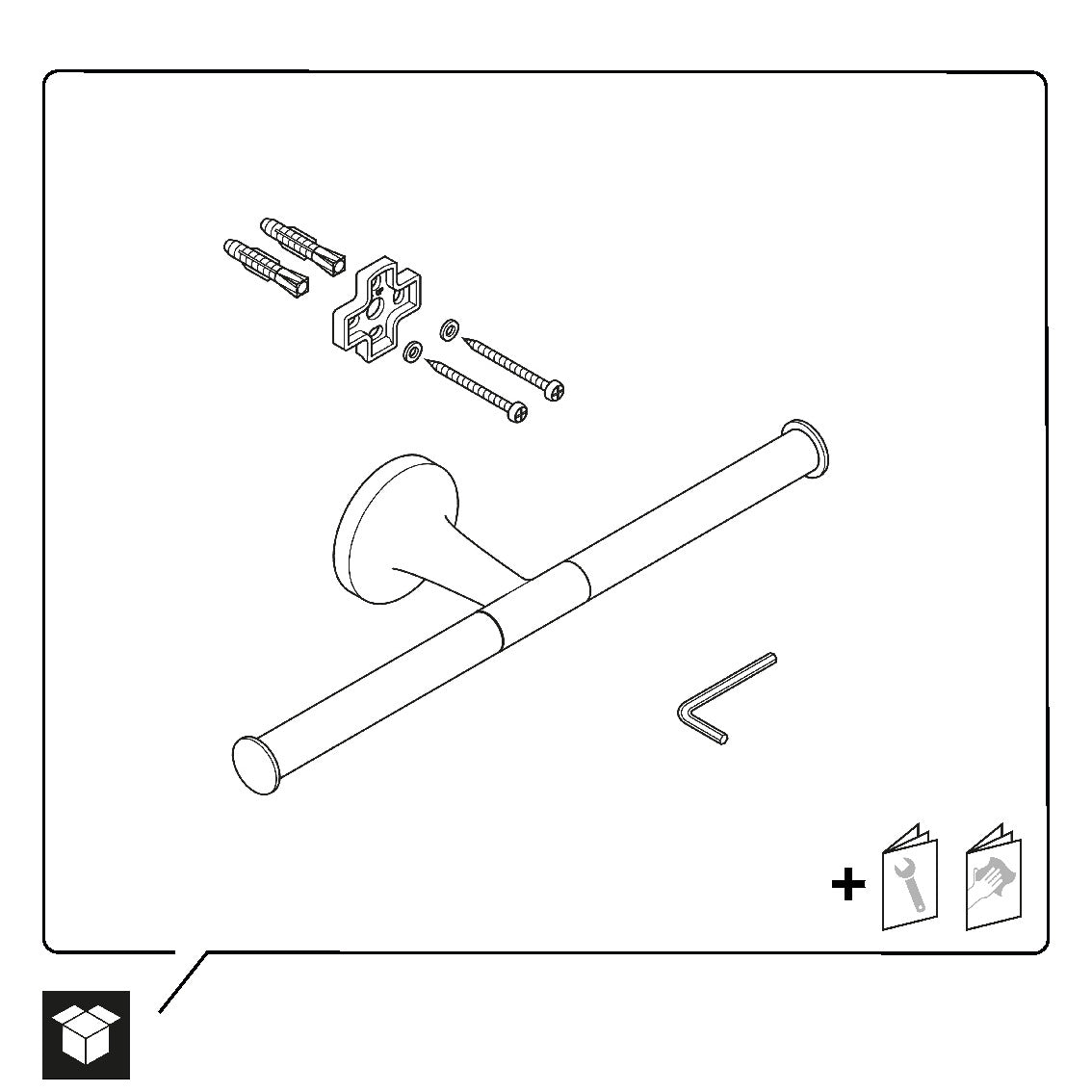 Duravit Starck T toilet roll holder