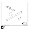 Duravit Starck T toilet roll holder