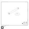 Duravit universal shower arm 200 mm, ceiling mounting - color selectable