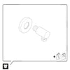Duravit Universal wall connection elbow
