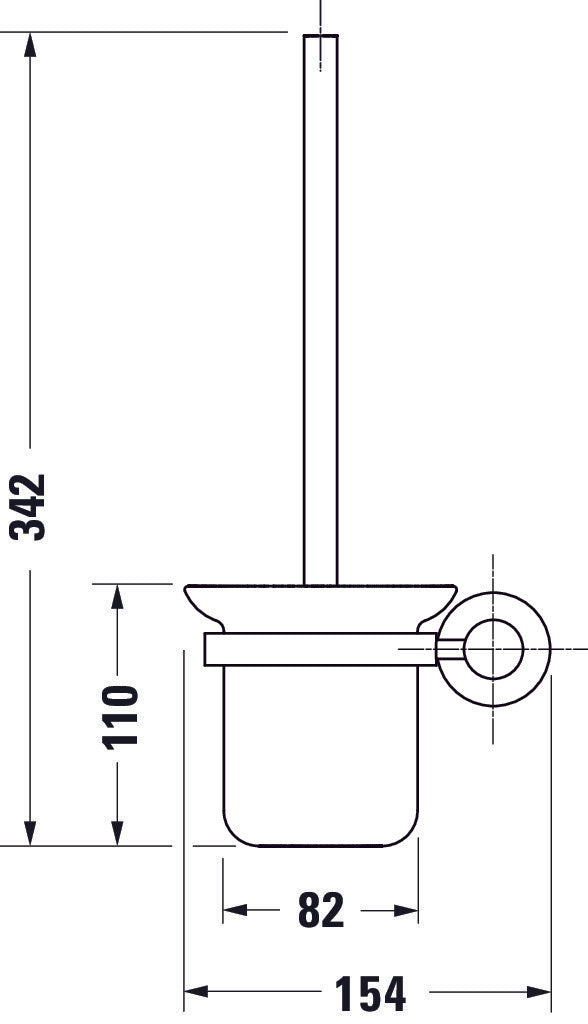 Duravit brush set D-Code