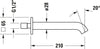 Duravit C.1 bathtub spout