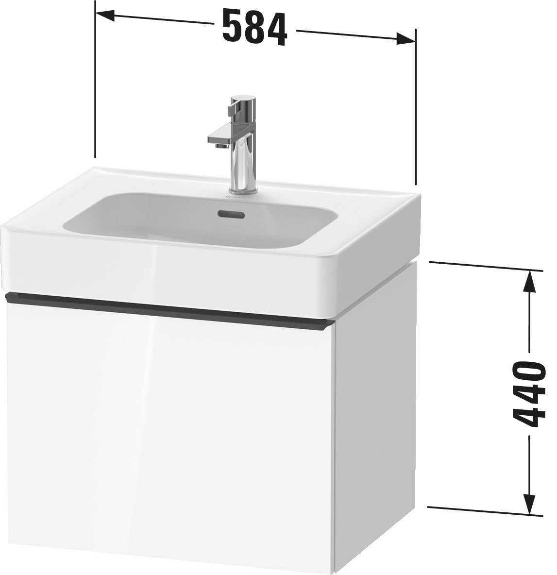 Duravit Soleil bathroom furniture set - 60 cm 