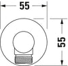 Duravit Universal wall connection elbow
