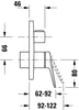 Duravit Wave single-lever shower mixer concealed