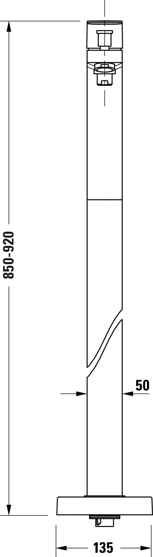 Duravit Manhattan single lever bath mixer
