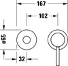Duravit Circle single lever basin mixer 