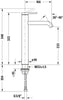 Duravit C.1 single-lever washbasin mixer XL