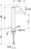 Duravit C.1 single-lever washbasin mixer L